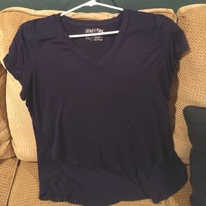XL nursing top navy blue